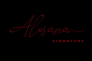 Alesana: Crafting Elegance with a Modern Script Font