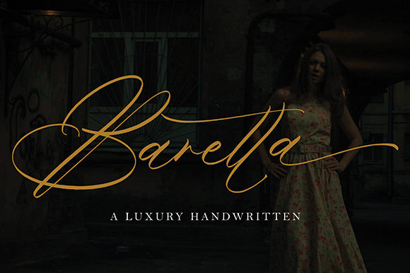 Baretta: A Script Font for Elegant and Artful Designs