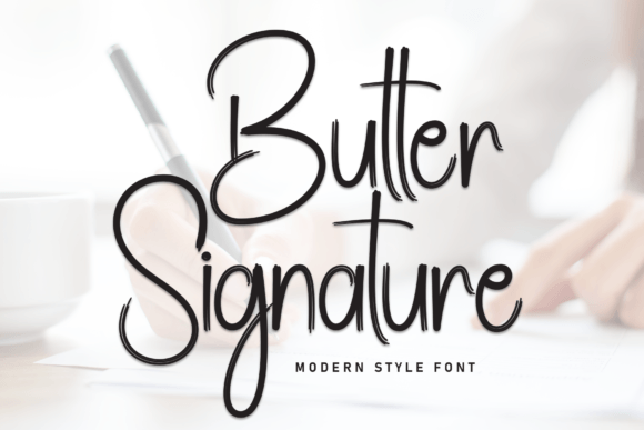 Butter Signature: The Script Font That Feels Like a Handwritten Note
