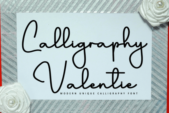 Calligraphy Valentie: A Modern Script for Timeless Design