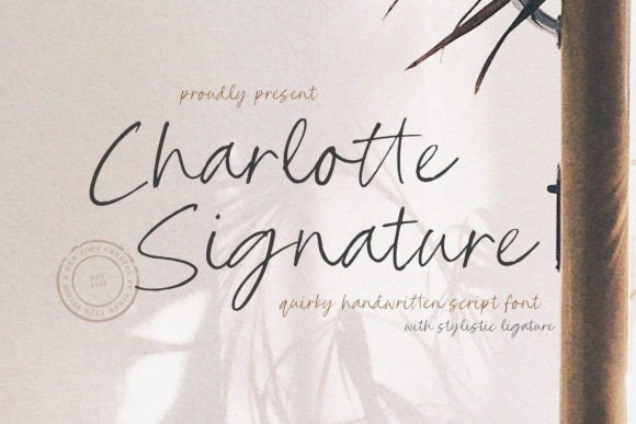 Charlotte Signature: A Whimsical Handwritten Font for Creative Brands