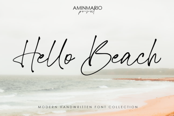 Discover the Charm of the Hello Beach Font