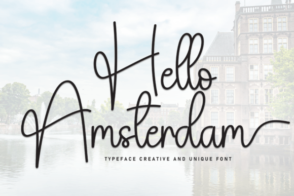 Discover the Elegance of the Hello Amsterdam Script Font