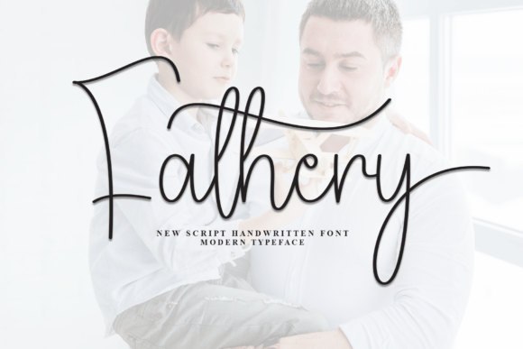 Fathery: A Modern Script Font That Feels Like a Hug