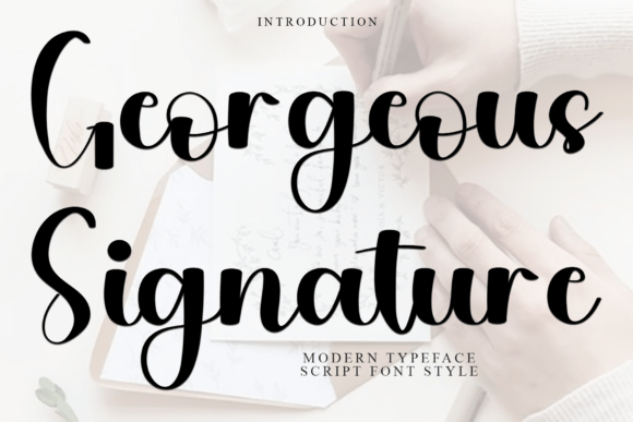 Georgeous Signature: Command Attention with Elegant Boldness