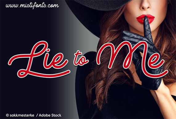 Lie to Me: A Stylish Script for Modern Design