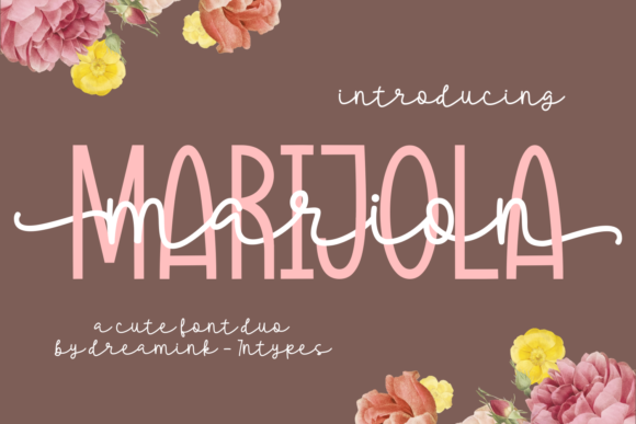 Marion Marijola: A Duo Font for Modern Designers