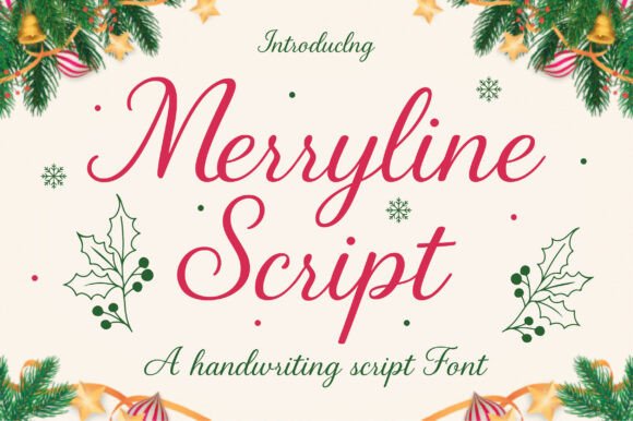Merryline Scrip: Infusing Holiday Warmth into Your Designs