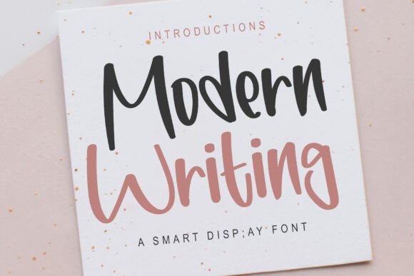 Modern Writing: Infusing Bold Retro Charm into Your Projects