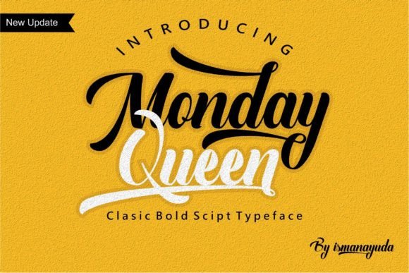 Monday Queen: A Script Font with Classic Sophistication