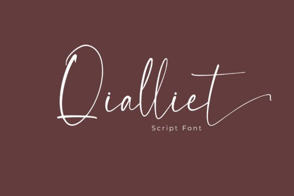 Qialliet: A Script Font for Modern Branding
