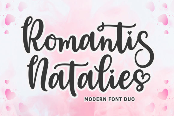 Romantis Natalies: The Modern Duo Font for Elegant Design