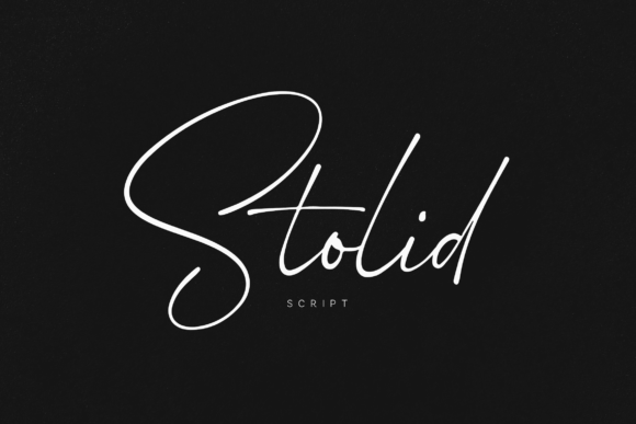 Stolid Script: The Modern Signature for Authentic Brands