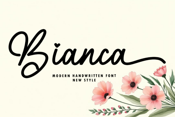 The Bianca Font: A Sweet Script for Heartfelt Designs