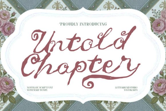 Untold Chapter: A Font with the Soul of a Handwritten Letter