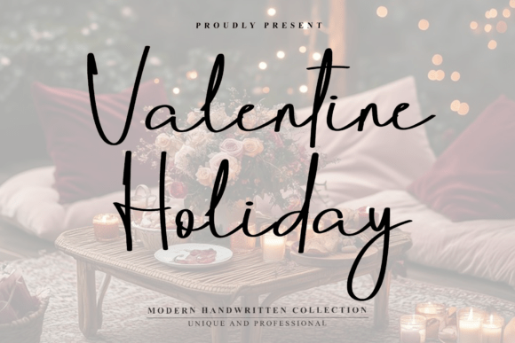 Valentine Holiday: An Autumnal Script Font for Elegant Projects